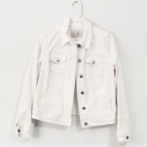 GB White Denim Jean Jacket